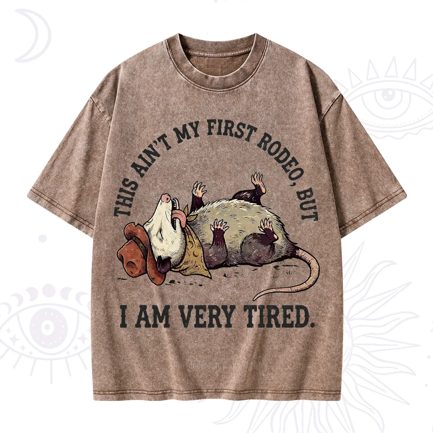 Purplehecate This Ain't My First Rodeo Washed T-Shirt