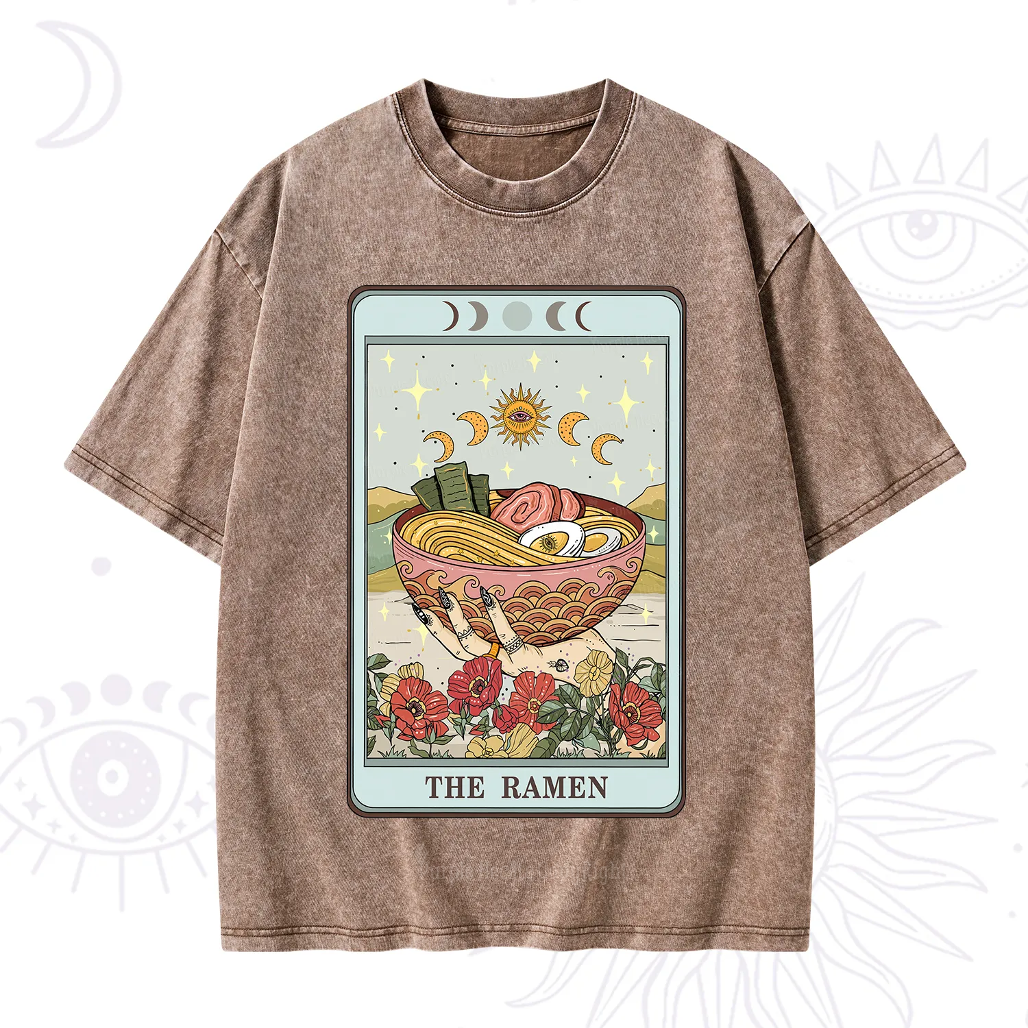 Purplehecate The Ramen Tarot Washed T-Shirt