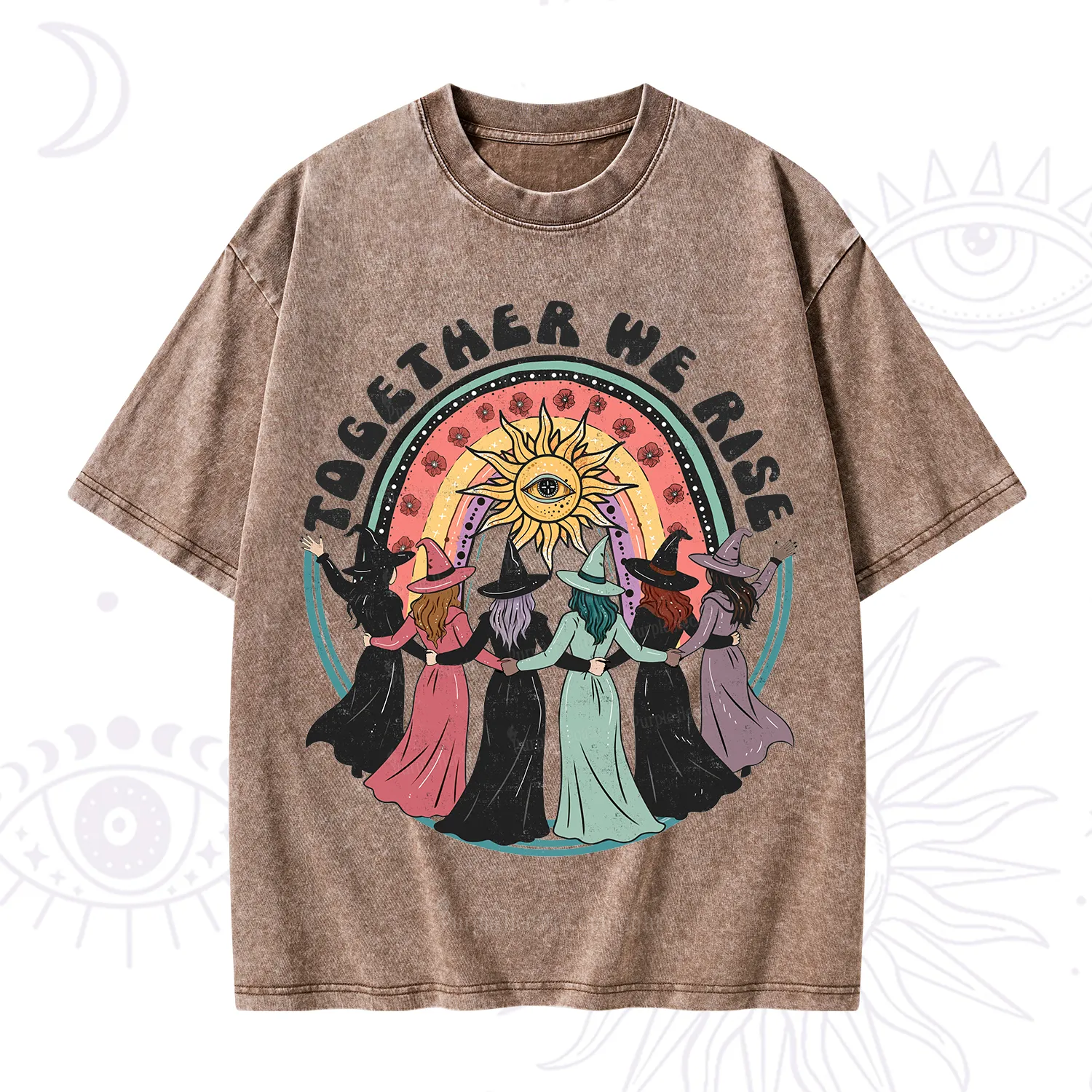Purplehecate Together We Rise Washed T-Shirt