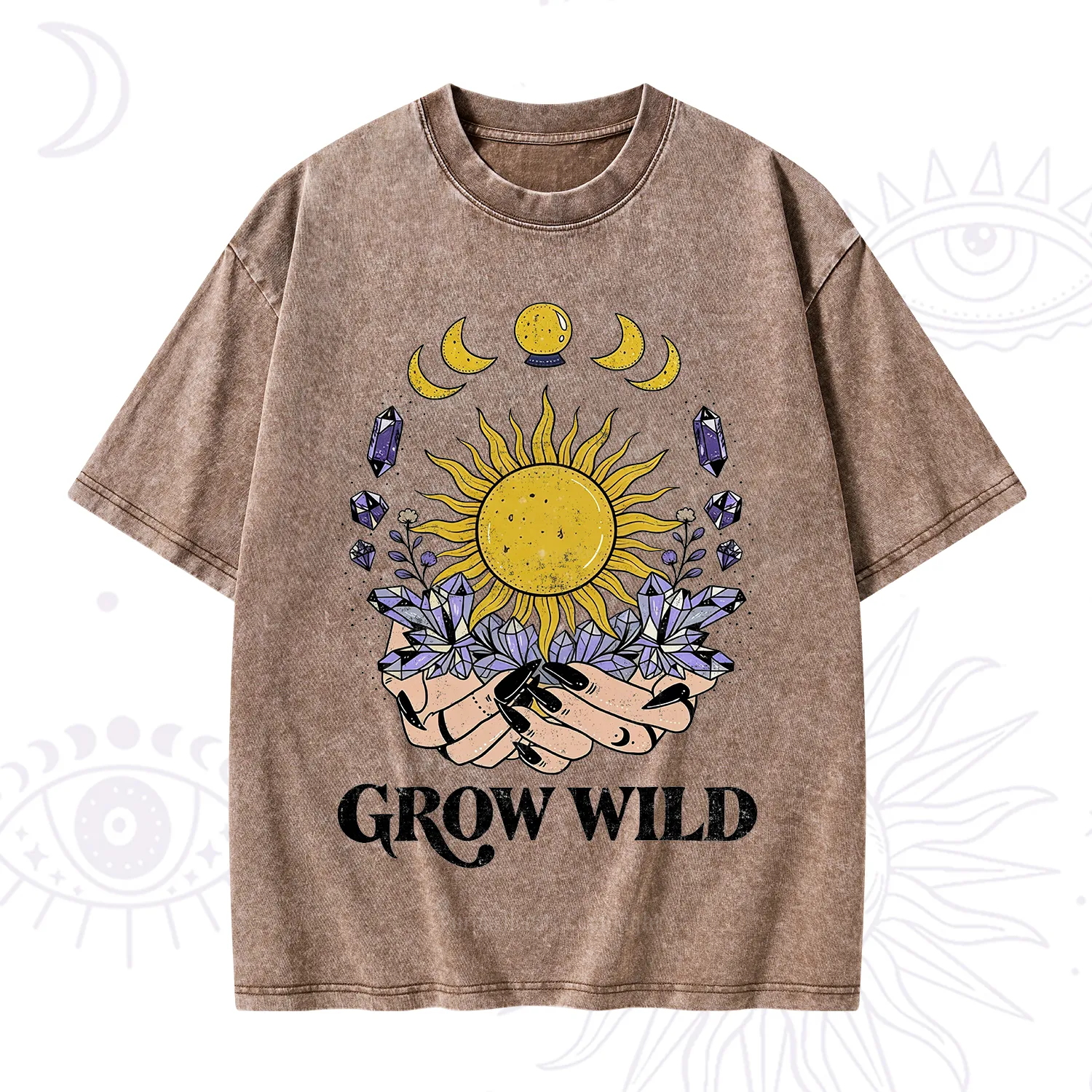 Purplehecate Grow Wild Washed T-Shirt