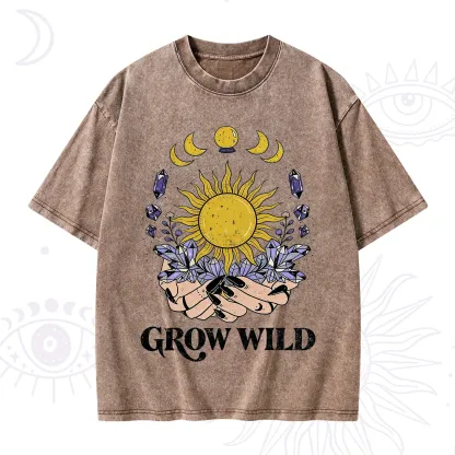 Purplehecate Grow Wild Washed T-Shirt