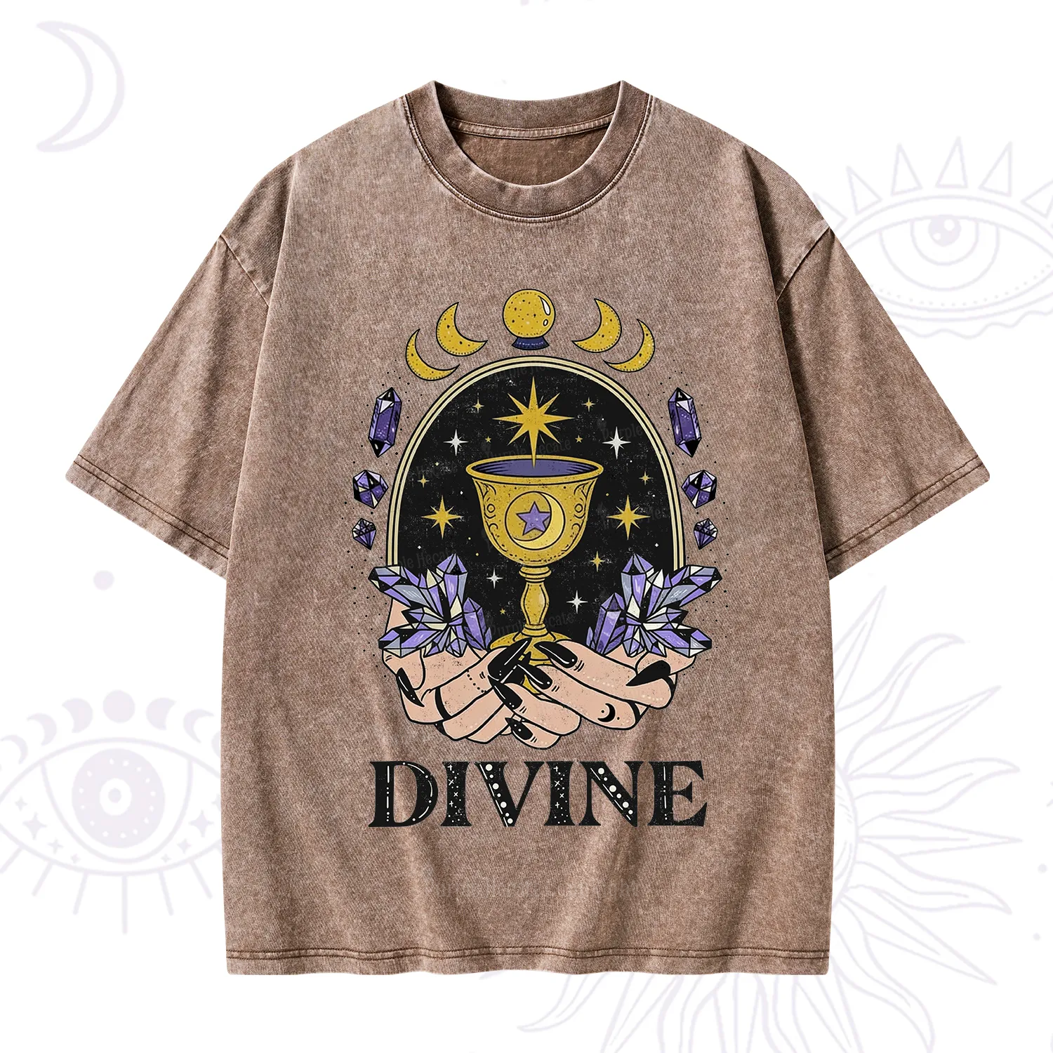 Purplehecate Divine Energy Washed T-Shirt