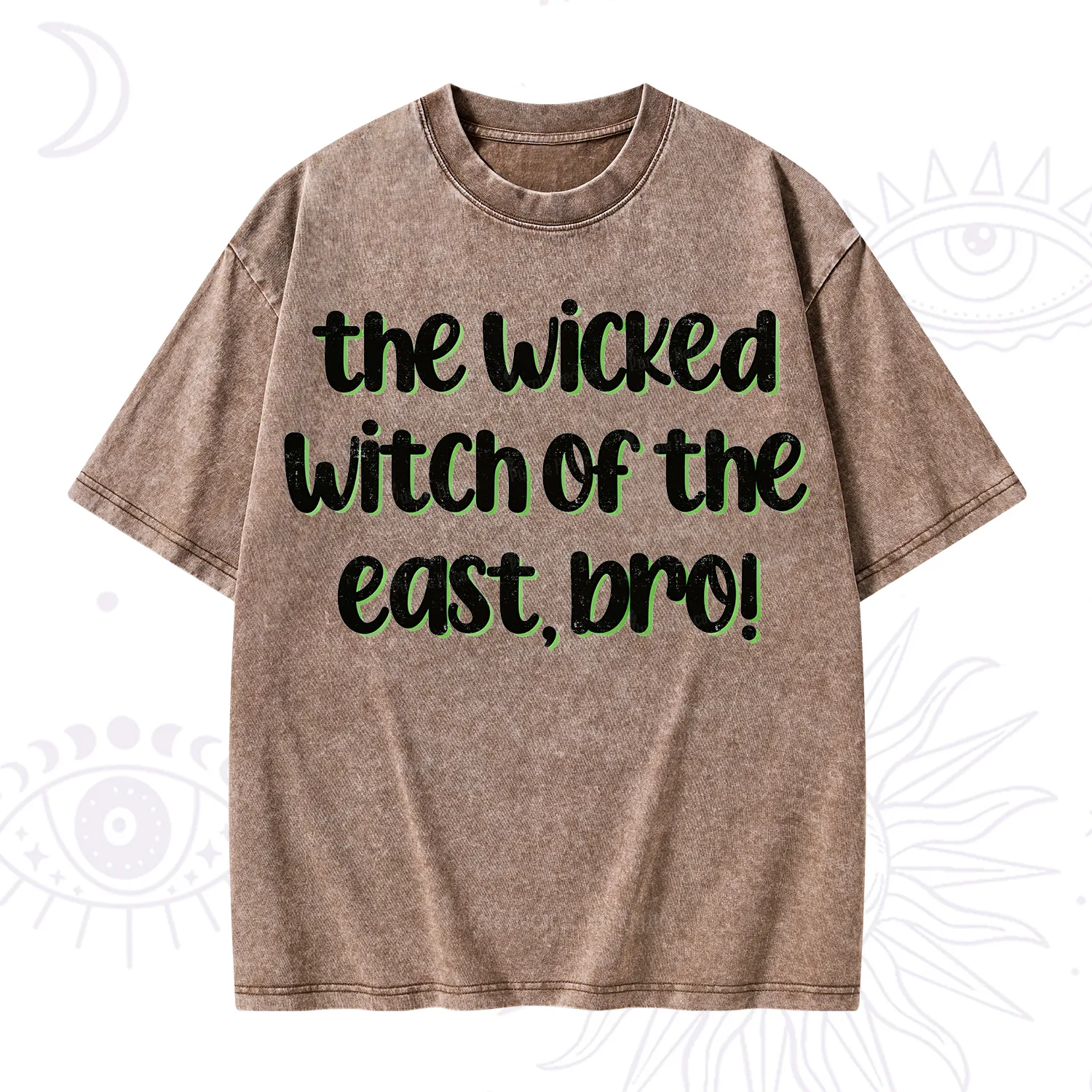 Purplehecate The Wicked Witch of the East Bro Washed T-Shirt