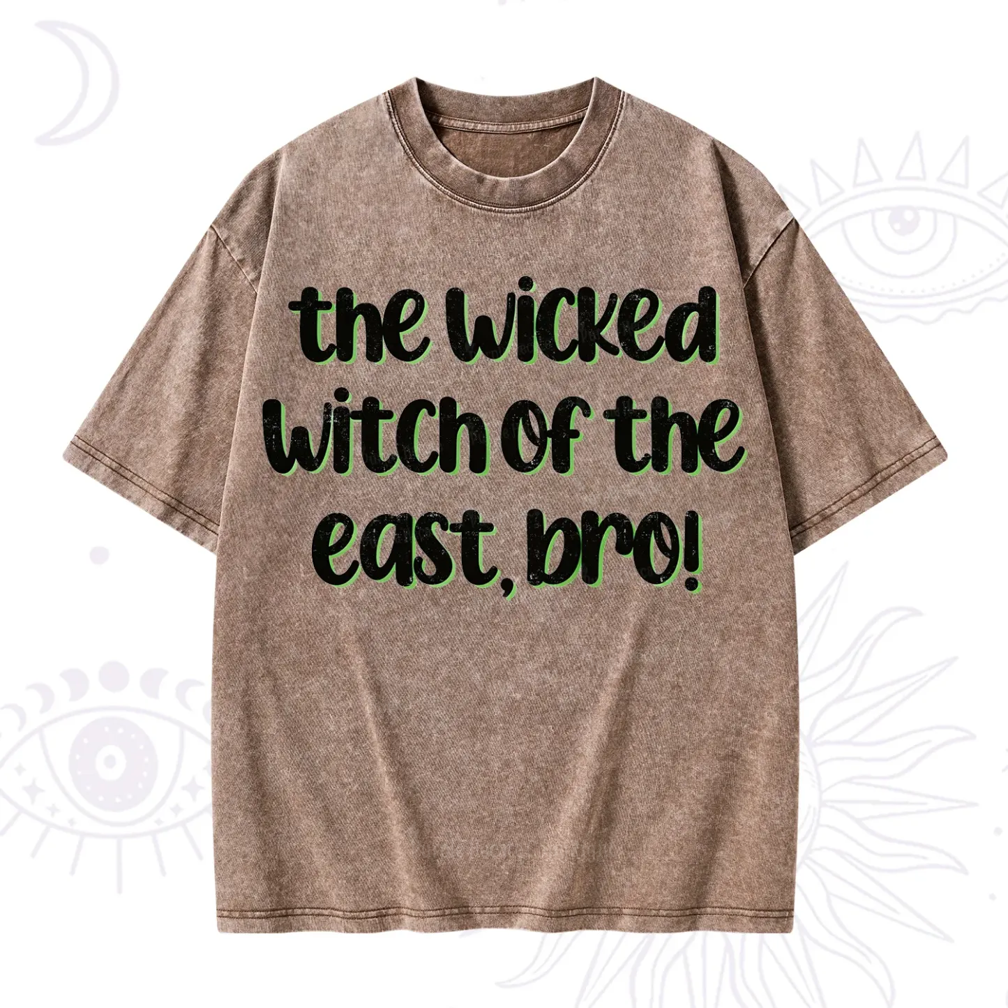 Purplehecate The Wicked Witch of the East Bro Washed T-Shirt