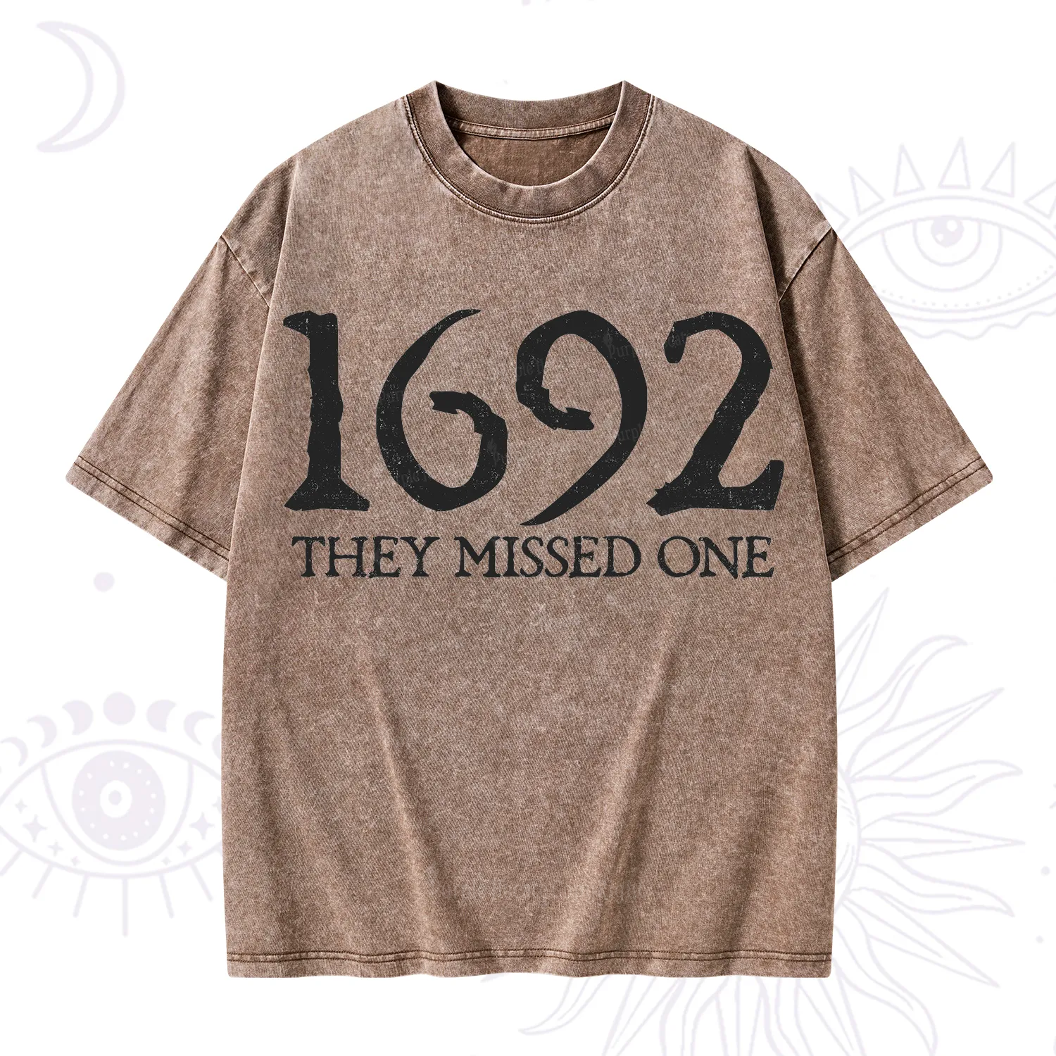Purplehecate 1692 They Missed One Washed T-Shirt