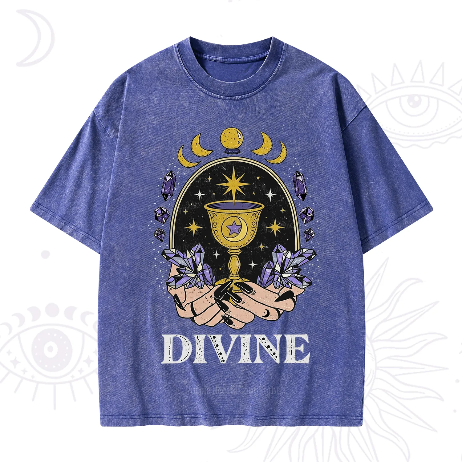 Purplehecate Divine Energy Washed T-Shirt