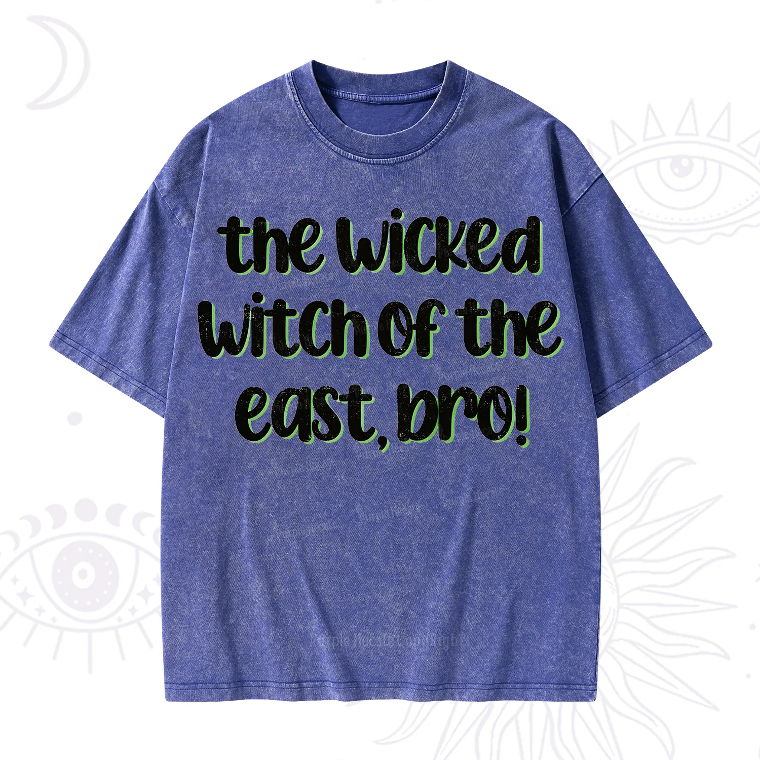 Purplehecate The Wicked Witch of the East Bro Washed T-Shirt