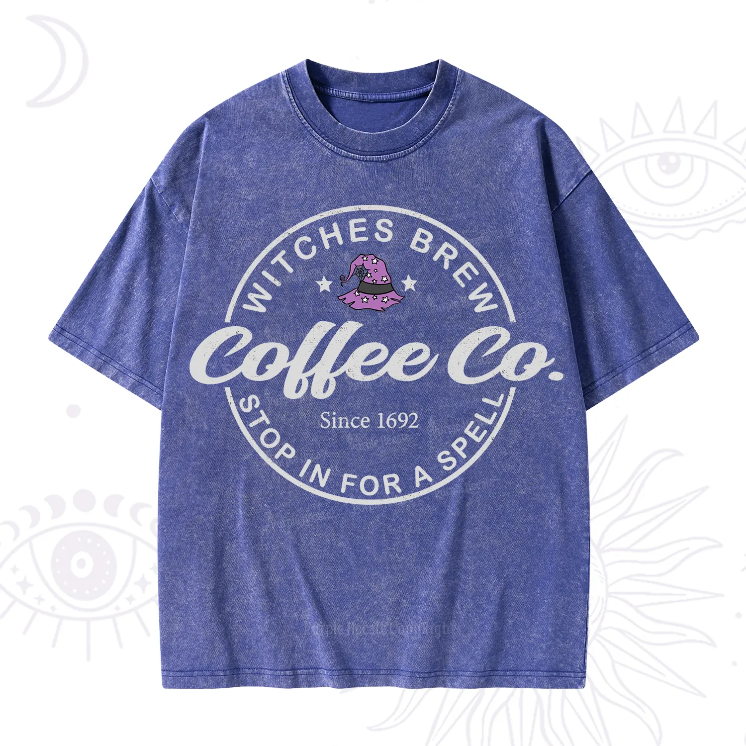 Purplehecate Witches Brew Coffee Co Washed T-Shirt