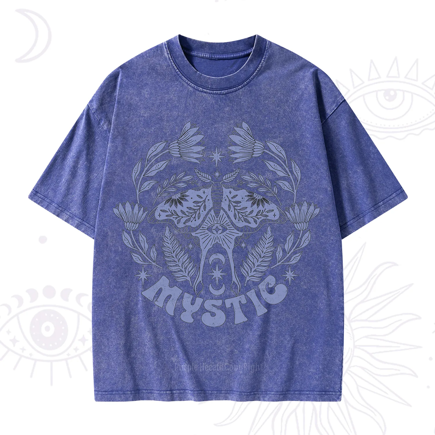 Purplehecate Mystic Moth Washed T-Shirt