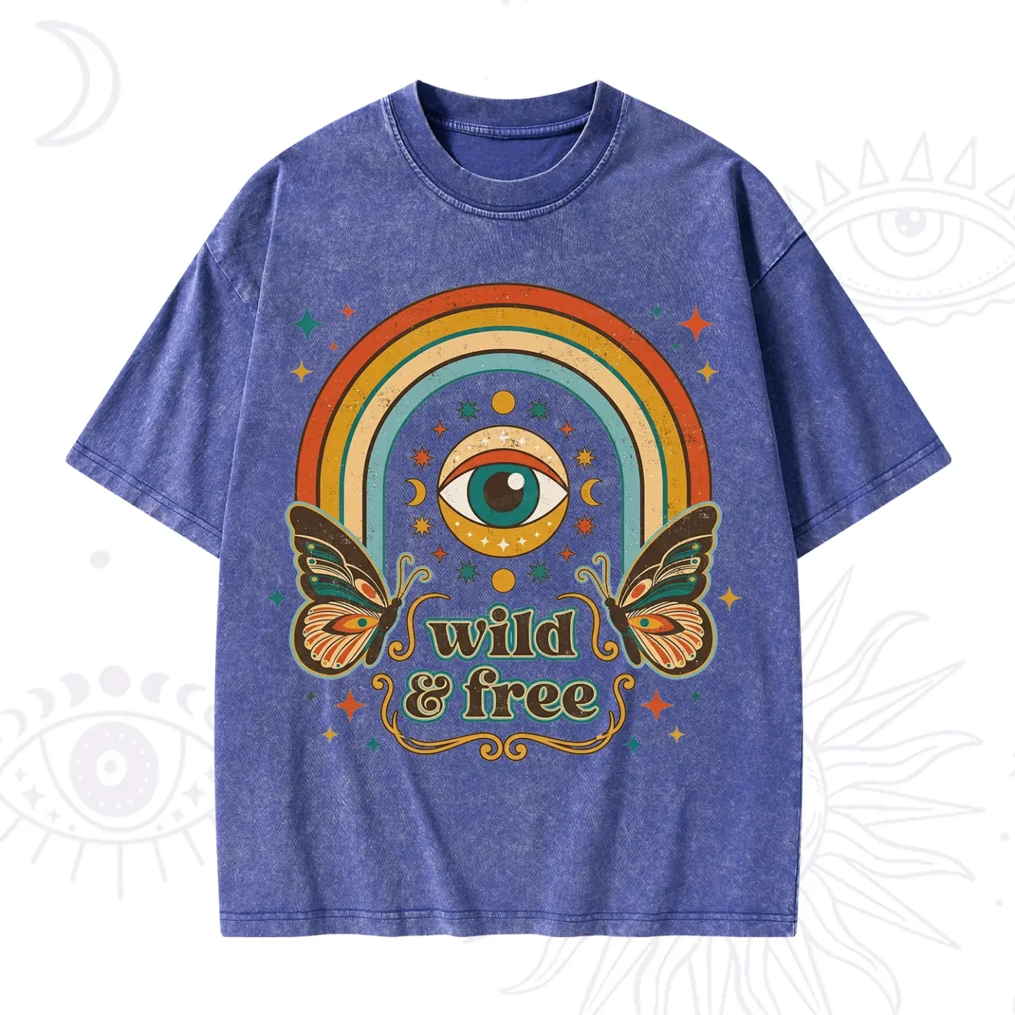 Purplehecate Wild And Free Washed T-Shirt