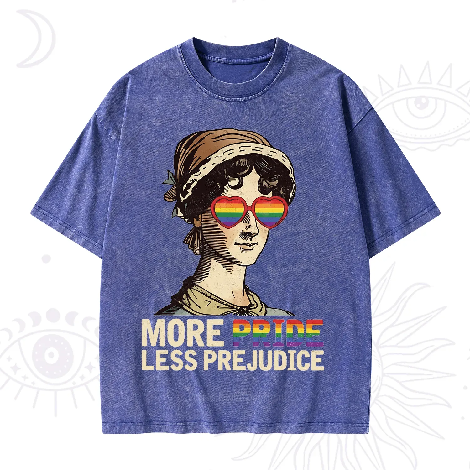 Purplehecate More Pride Less Prejudice Washed T-Shirt