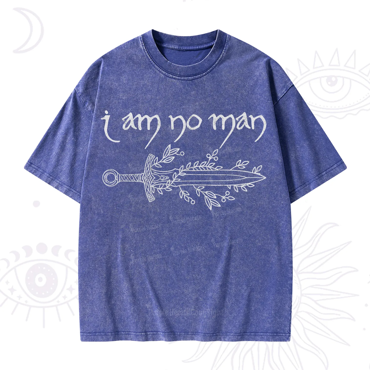 Purplehecate I Am No Man Washed T-Shirt