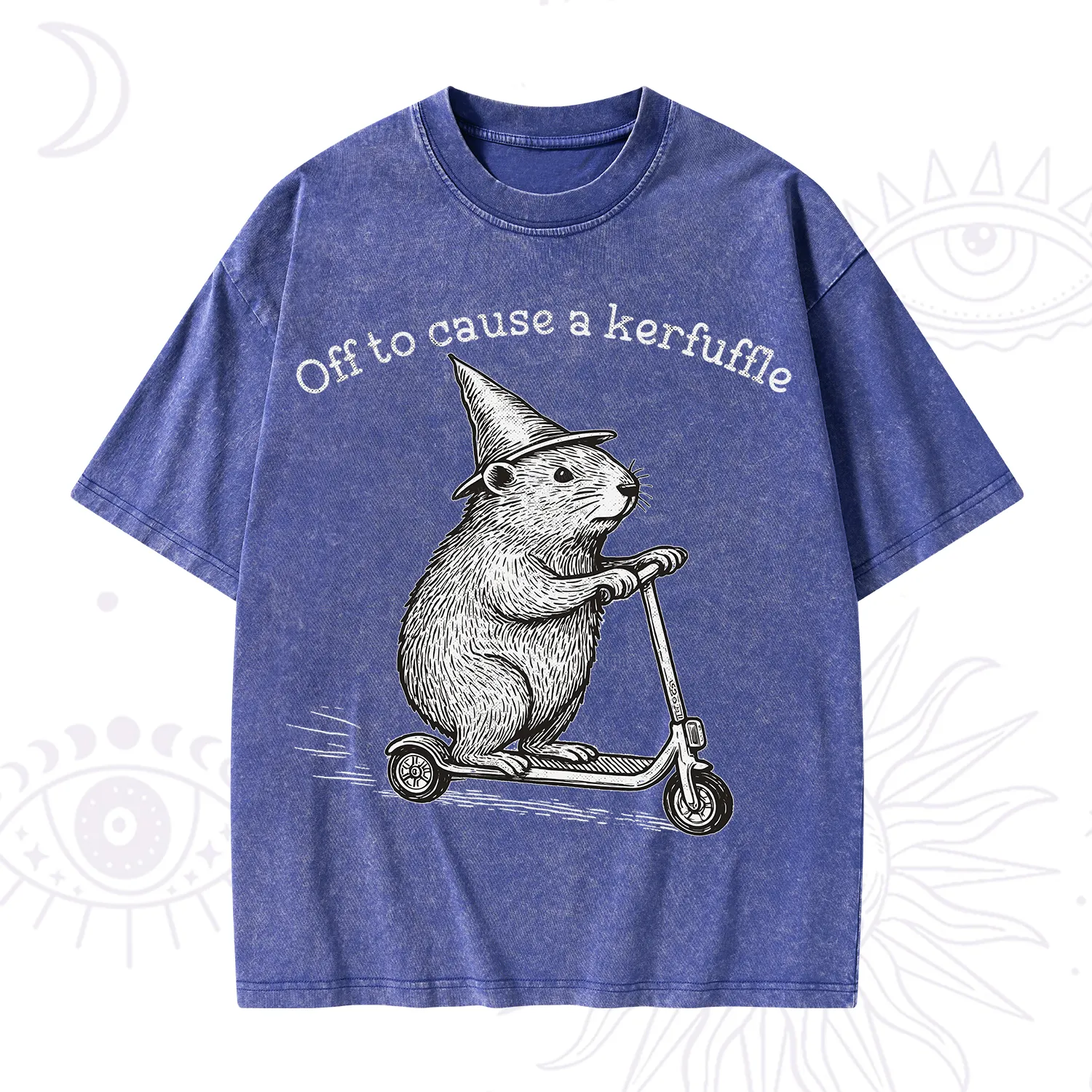 Purplehecate Off to Cause A Kerfuffle Washed T-Shirt