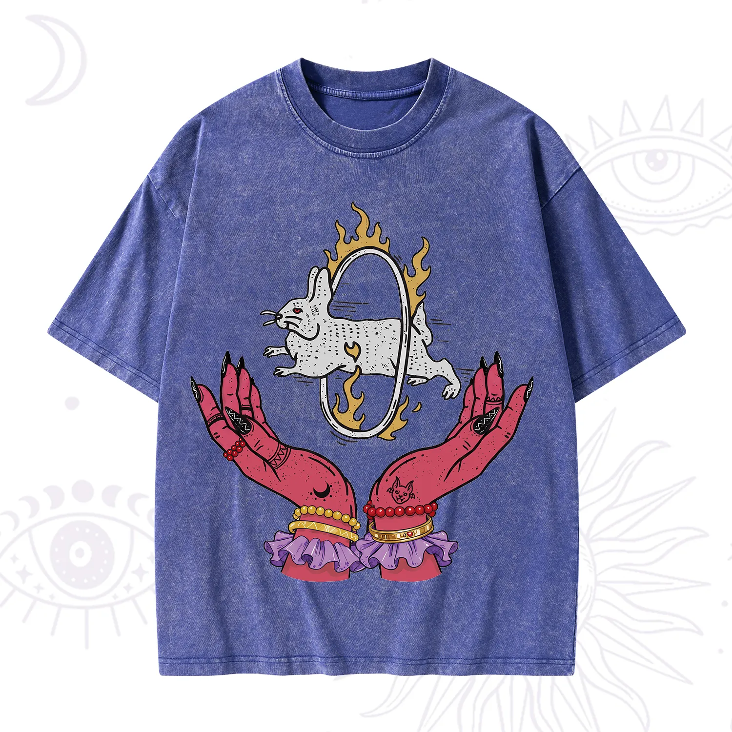 Purplehecate Remera Save The Rabbit Washed T-Shirt