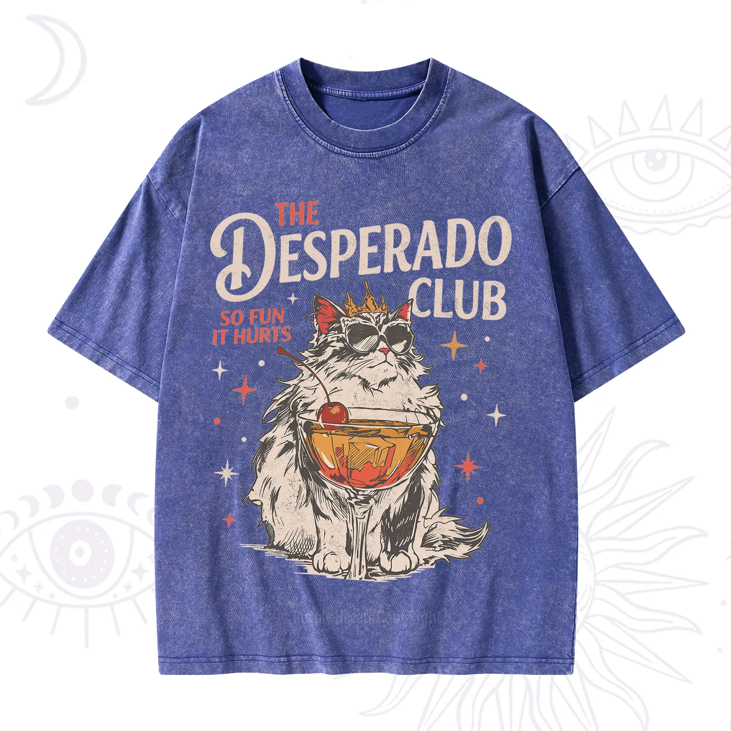 Purplehecate The Desperado Club Vintage Gang Washed T-Shirt