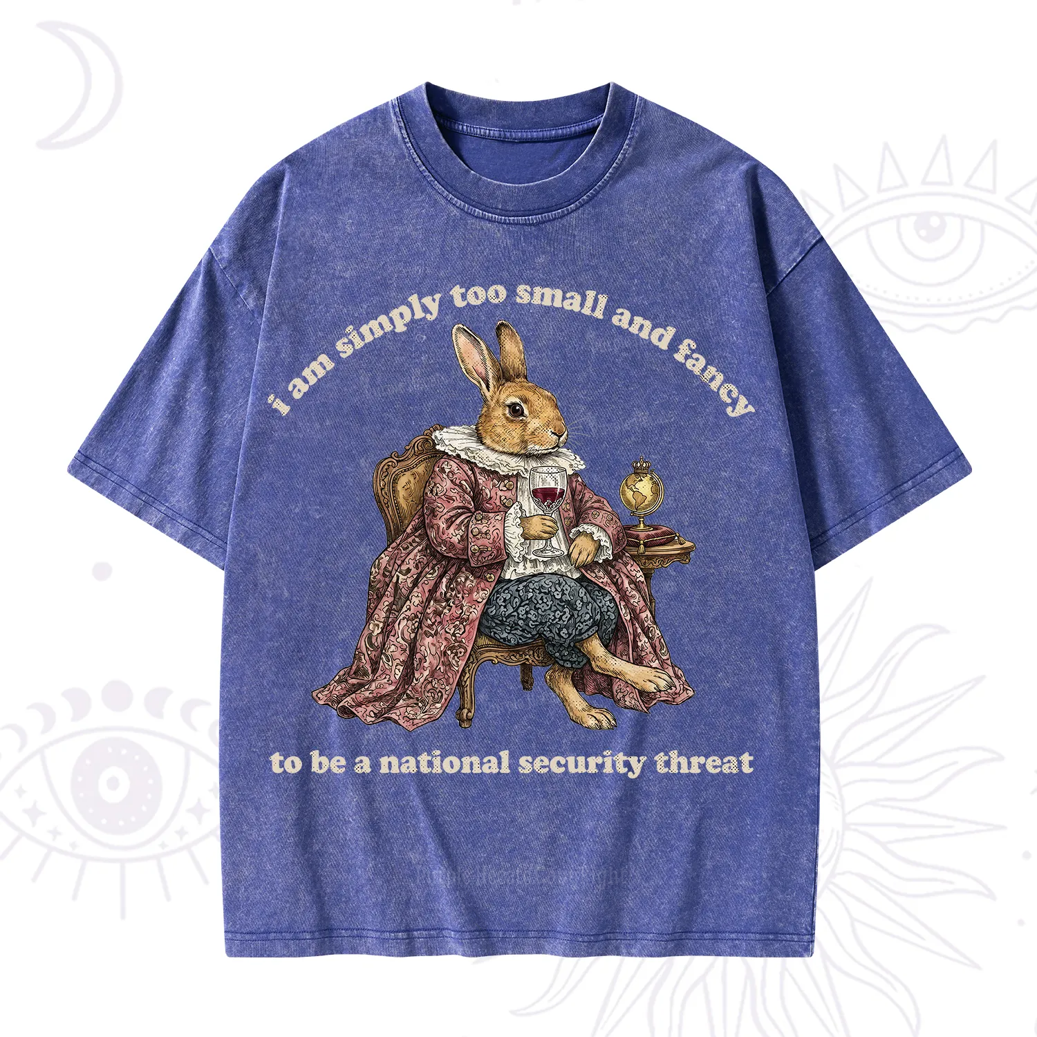 Purplehecate Too Small and Fancy Washed T-Shirt