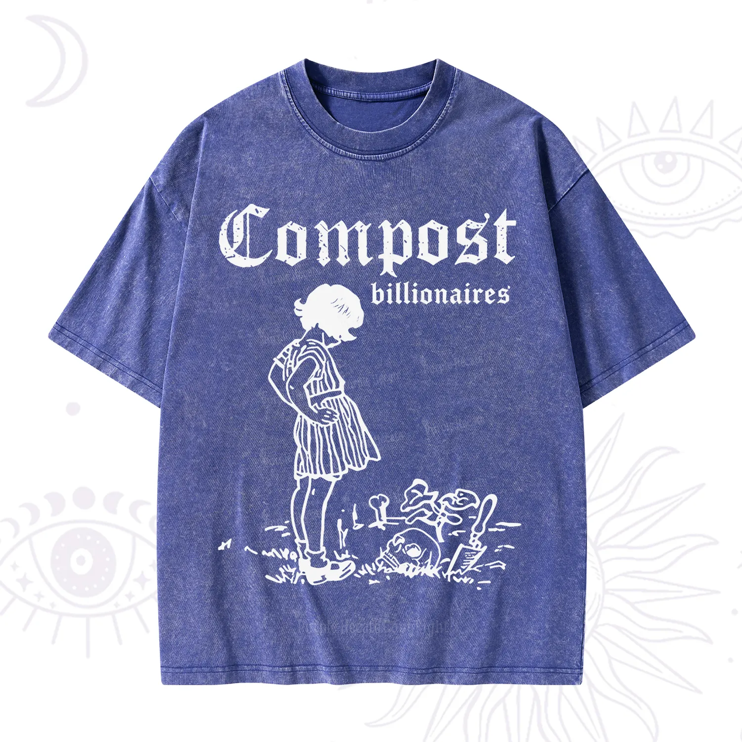 Purplehecate Compost the Greed Washed T-Shirt