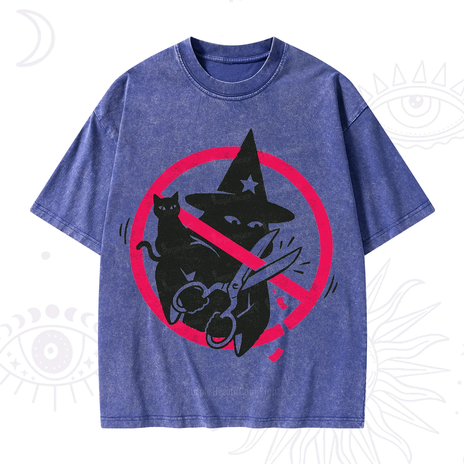 Purplehecate Break the Spell Witch Washed T-Shirt