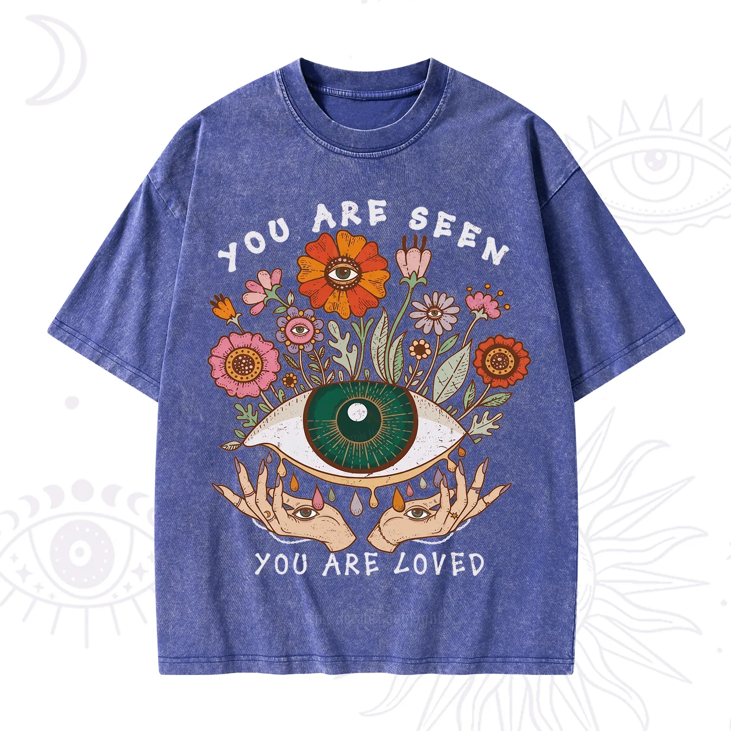 Purplehecate You Are Seen You Are Loved Washed T-Shirt