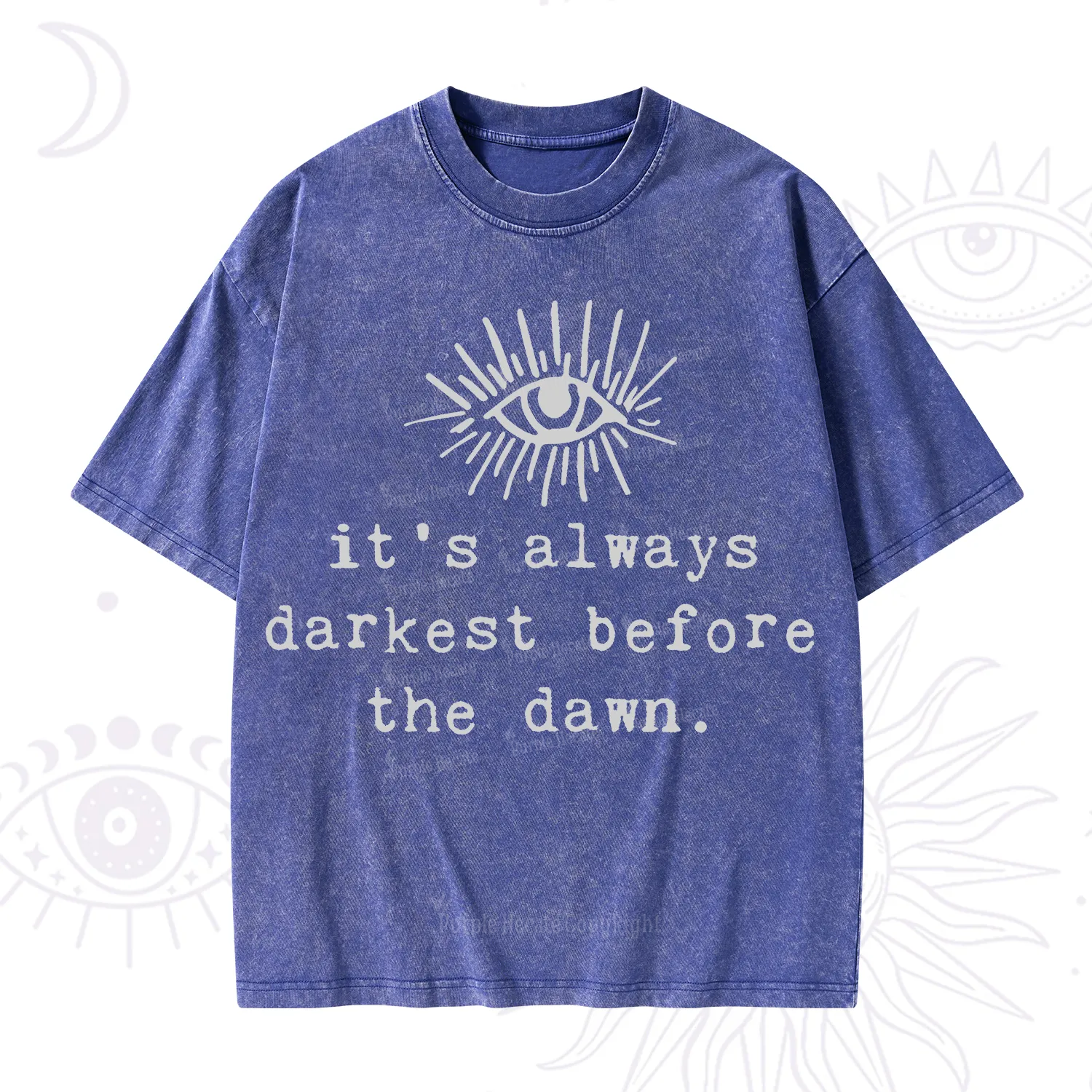 Purplehecate It's Always Darkest Before Dawn Washed T-Shirt