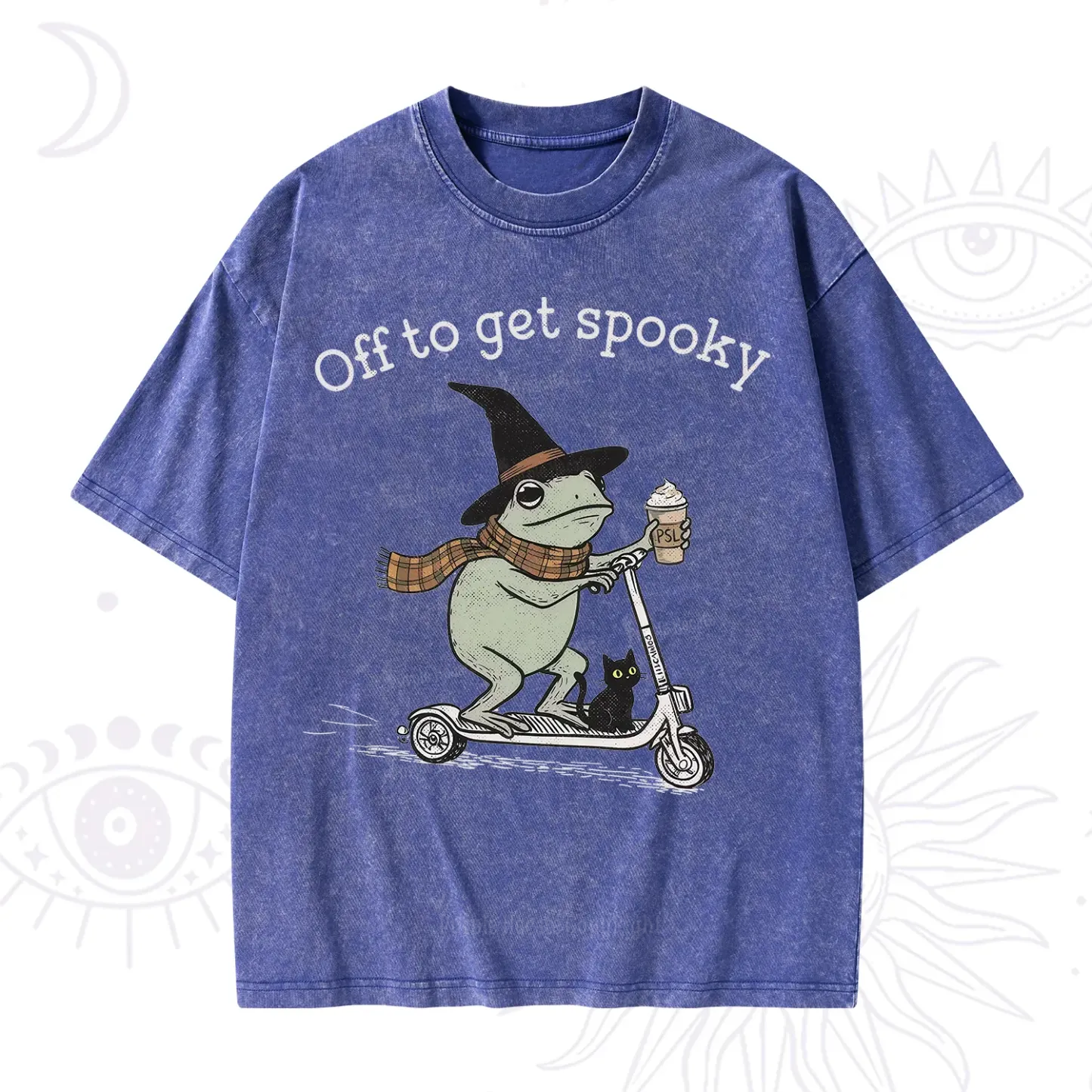 Purplehecate Off to get Spooky Halloween Forg Washed T-Shirt
