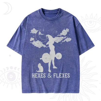 Purplehecate Witchy Workout Washed T-Shirt