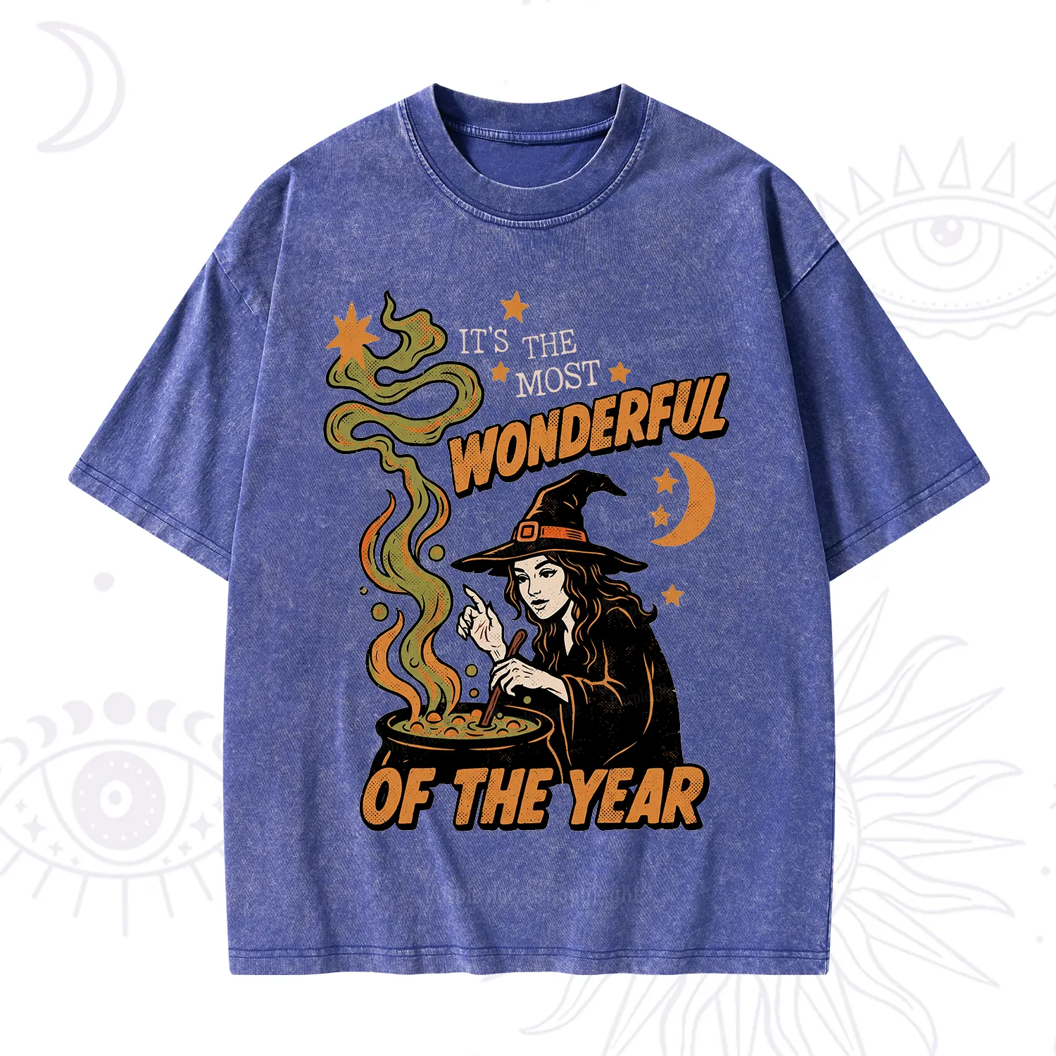 Purplehecate Is The Most Wonderful Time Halloween Washed T-Shirt