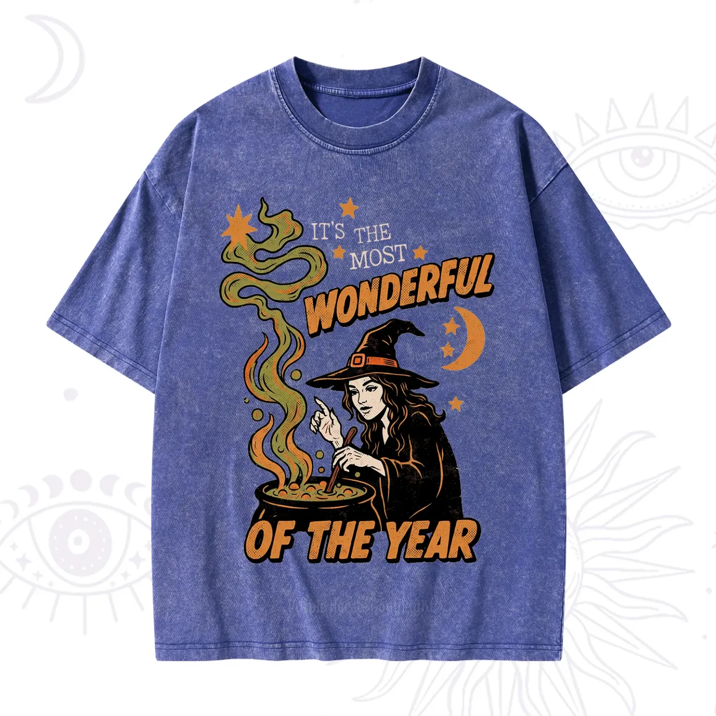 Purplehecate Is The Most Wonderful Time Halloween Washed T-Shirt
