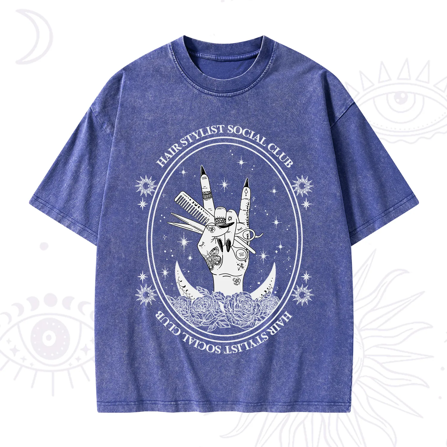 Purplehecate Hair Stylist Club Washed T-Shirt