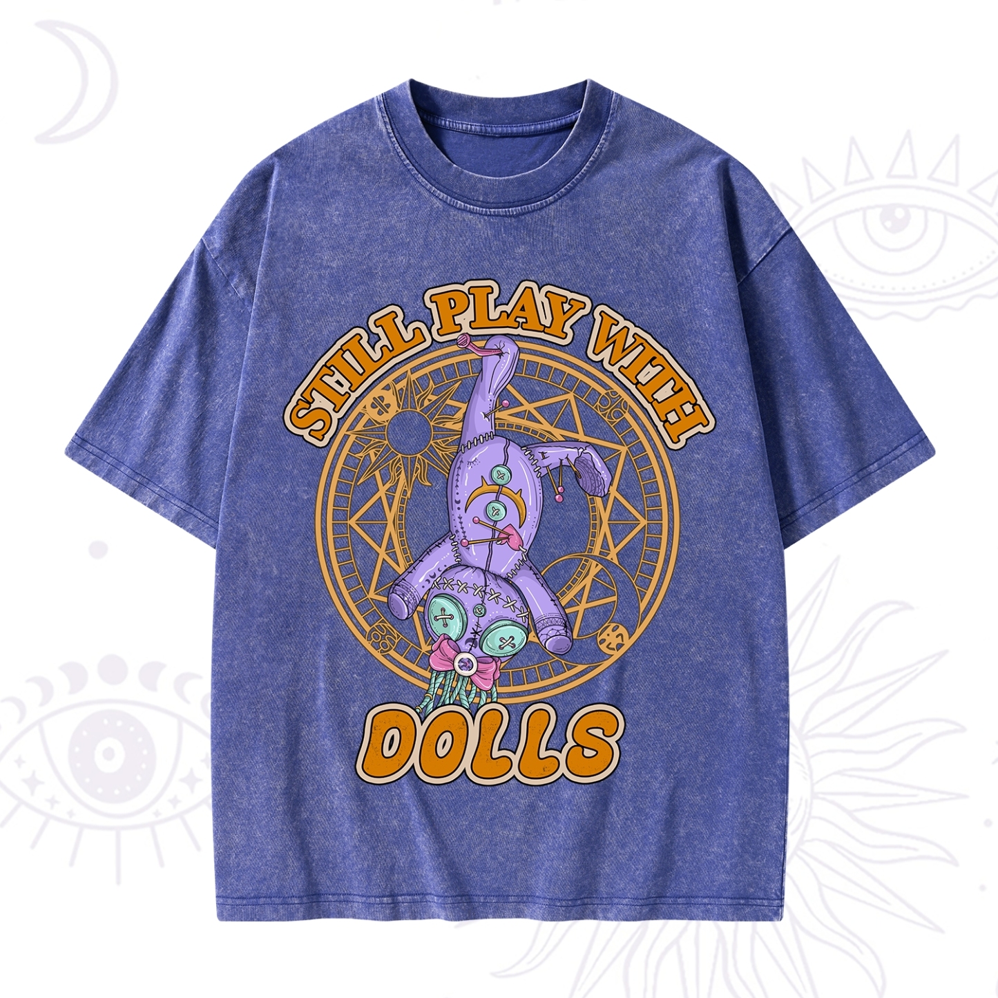 Purplehecate Still Plays With Dolls Washed T-Shirt