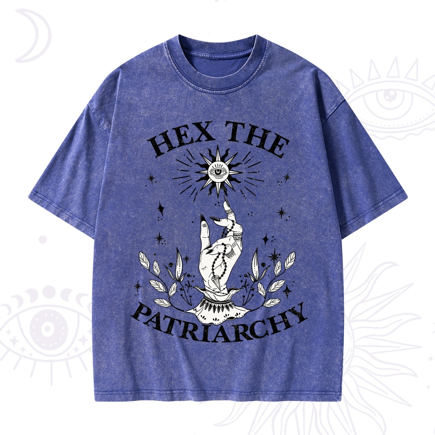 Purplehecate Smash The Patriarchy Washed T-Shirt
