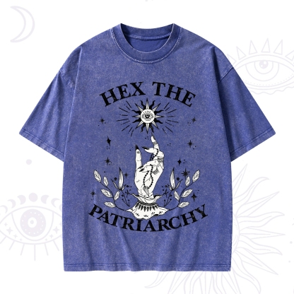 Purplehecate Smash The Patriarchy Washed T-Shirt
