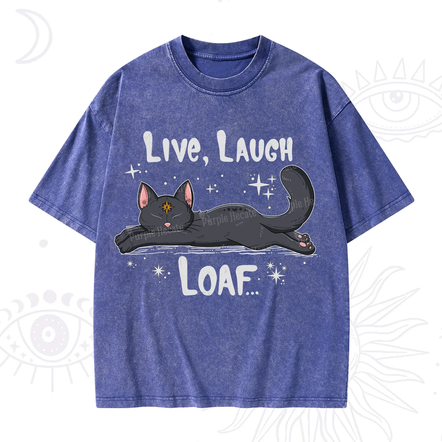 Purplehecate Live Laugh Loaf Washed T-Shirt