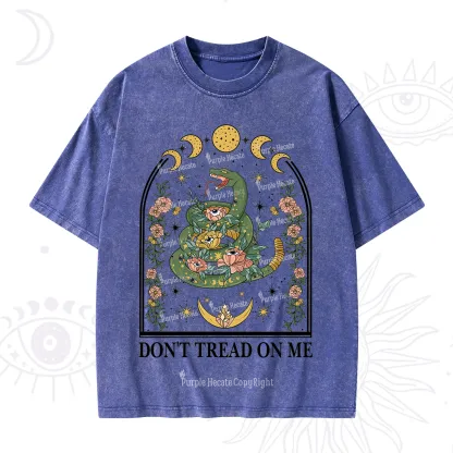Purplehecate Don't Tread On Me Washed T-Shirt