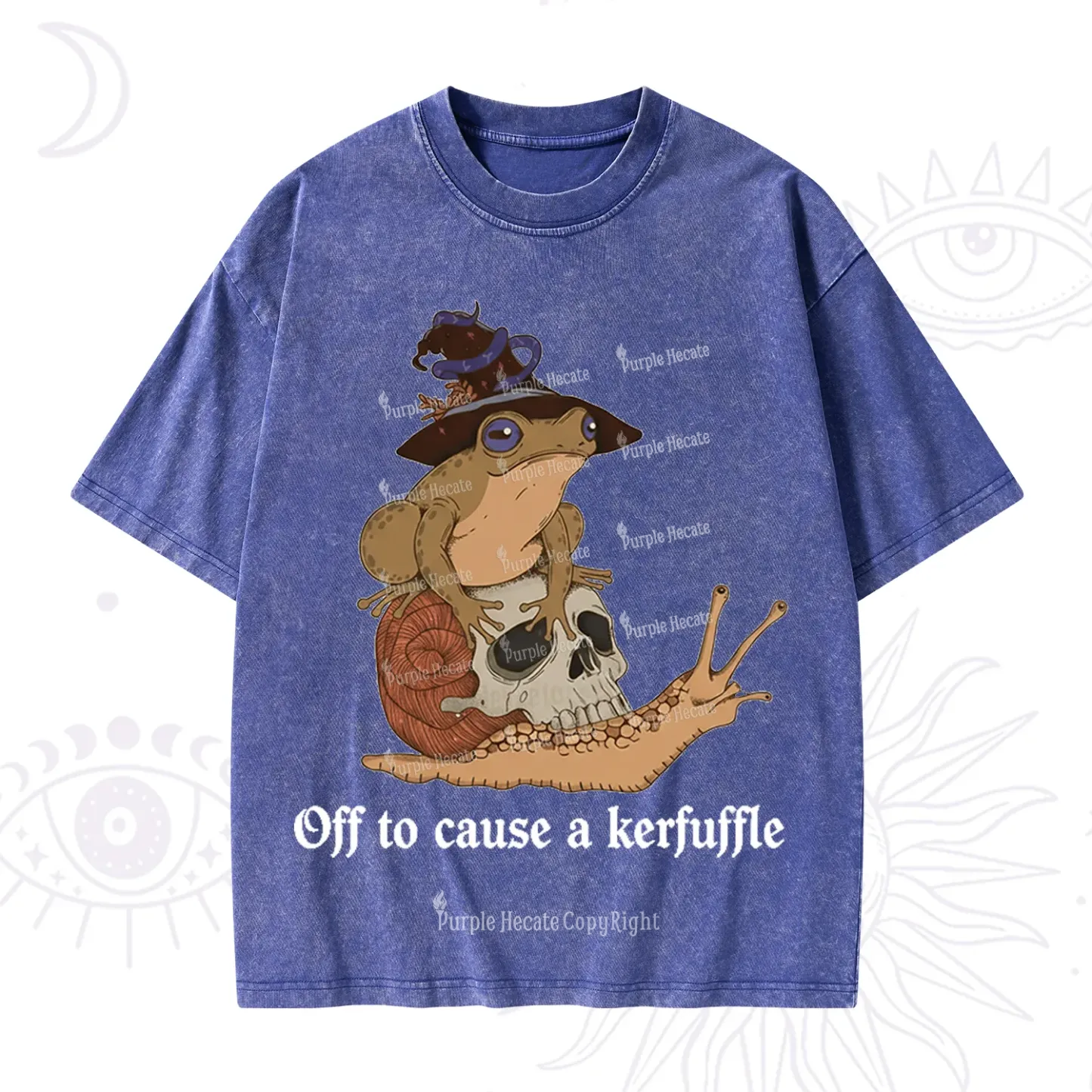 Purplehecate Off To Cause A Kerfuffle Washed T-Shirt