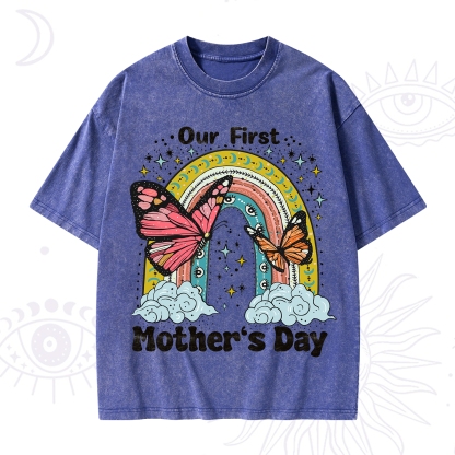 Purplehecate Our First Mother's Day Washed T-Shirt