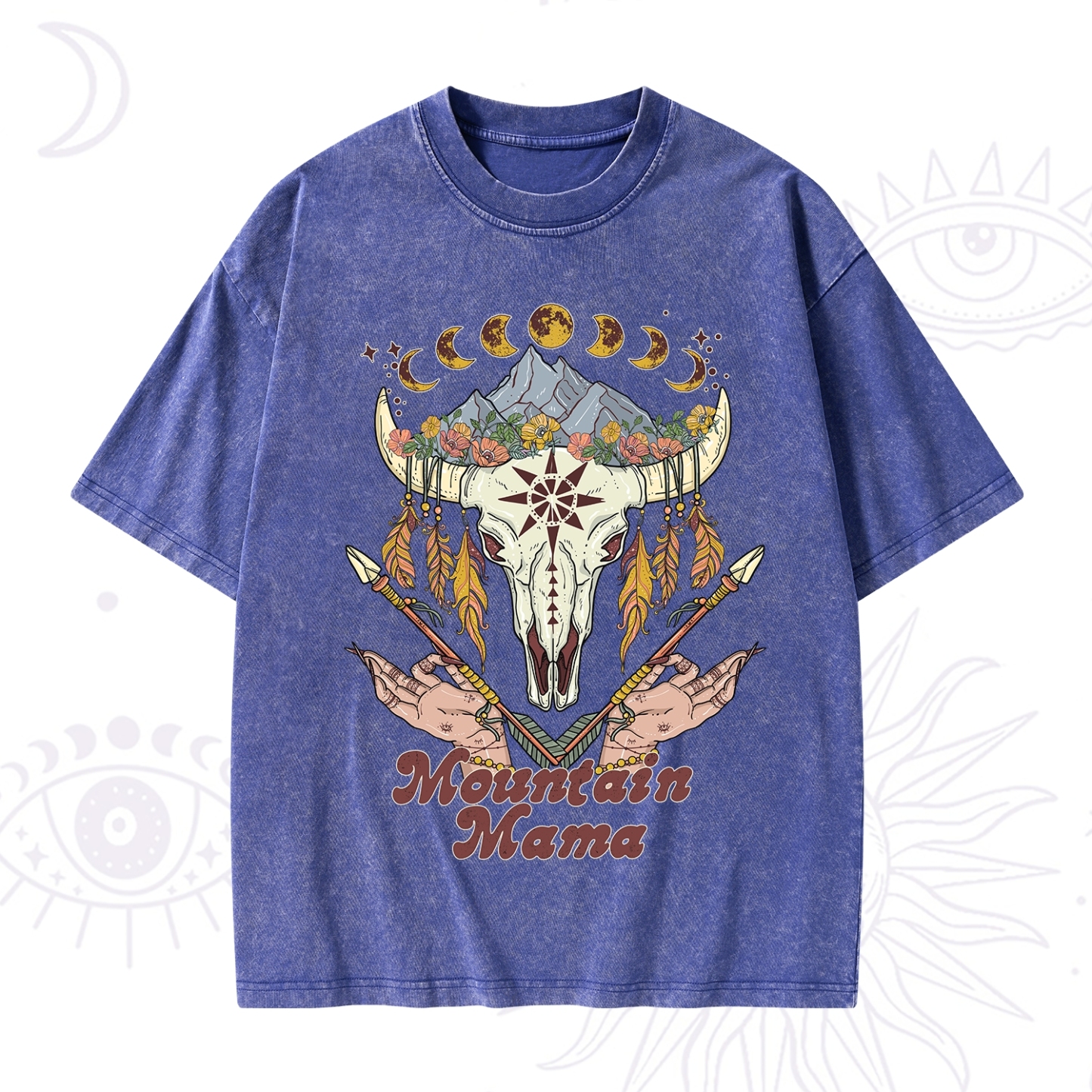 Purplehecate Mountain Mama Washed T-Shirt