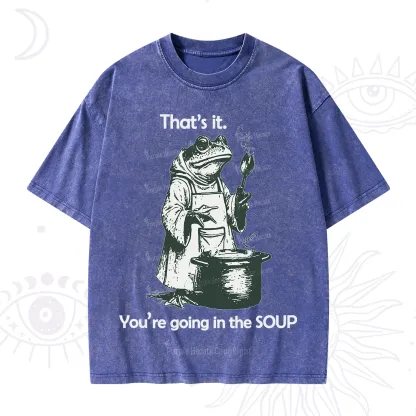 Purplehecate That's It You're Going in the Soup Washed T-Shirt