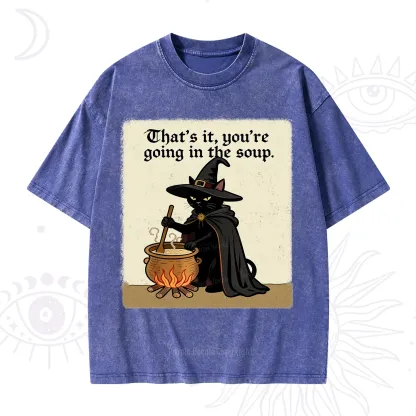 Purplehecate That's It You're Going in the Soup Washed T-Shirt
