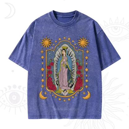 Purplehecate Our Lady of Guadalupe Washed T-Shirt
