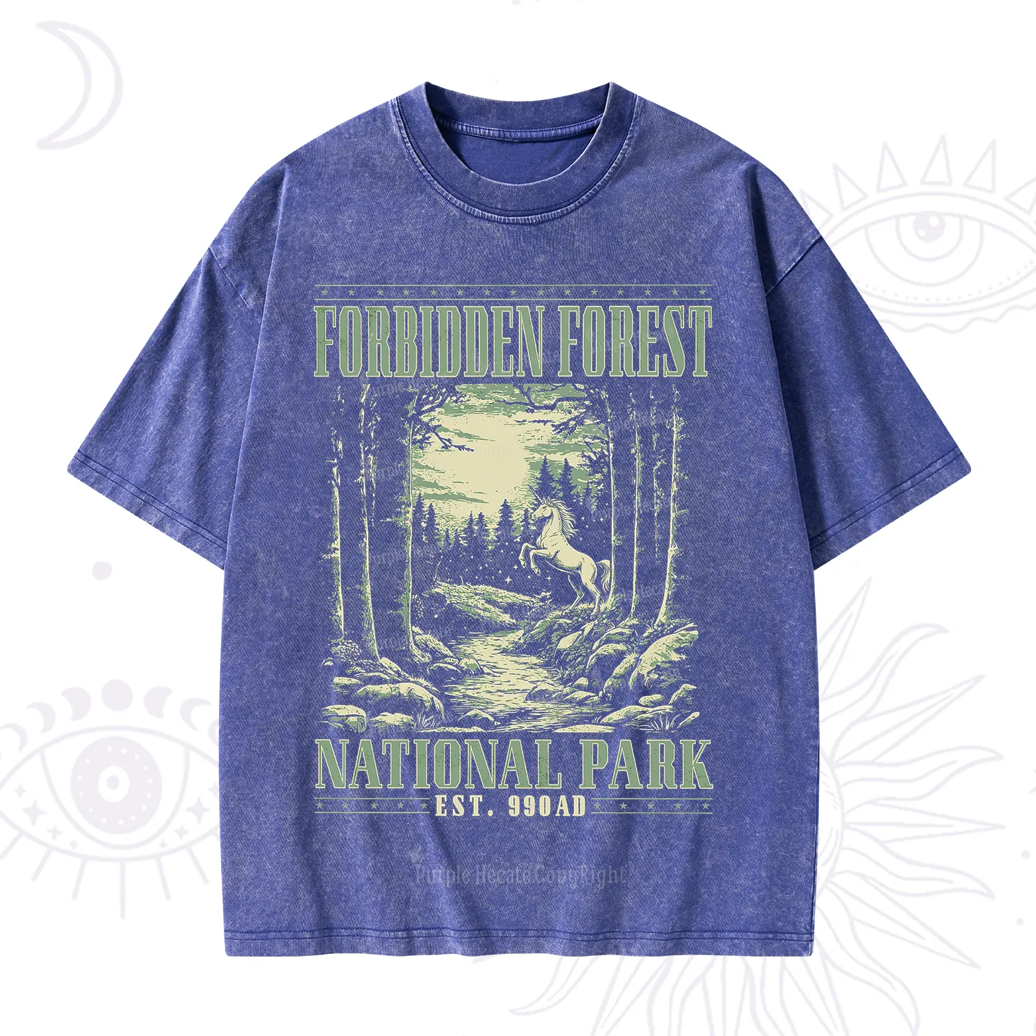Purplehecate Forbidden Forest Washed T-Shirt