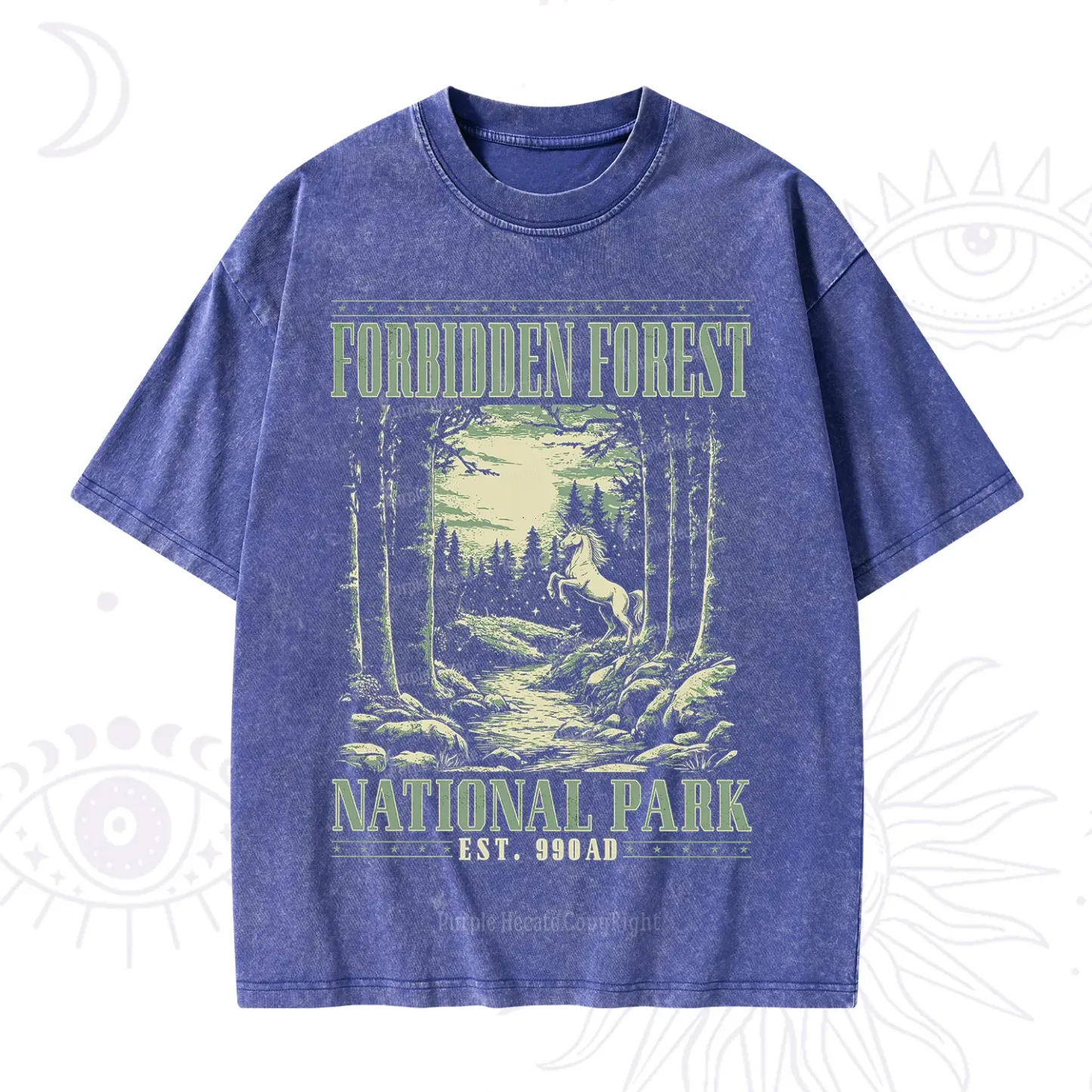 Purplehecate Forbidden Forest Washed T-Shirt