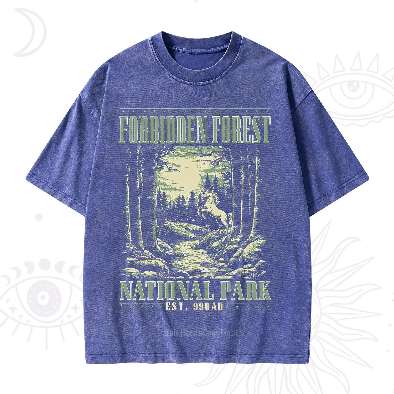 Purplehecate Forbidden Forest Washed T-Shirt