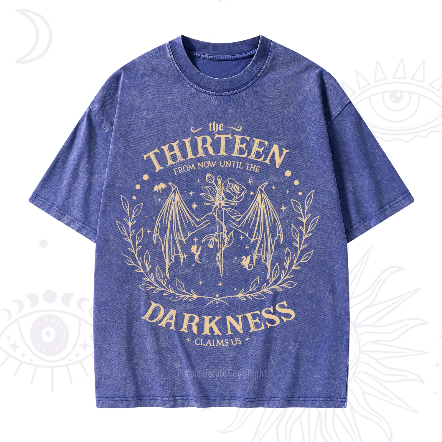 Purplehecate From Darkness Claim Us Washed T-Shirt
