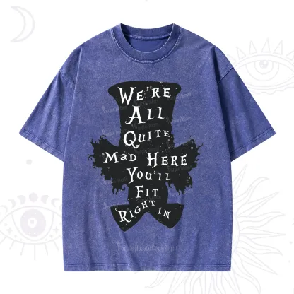Purplehecate Mad Tea Party Club Washed T-Shirt