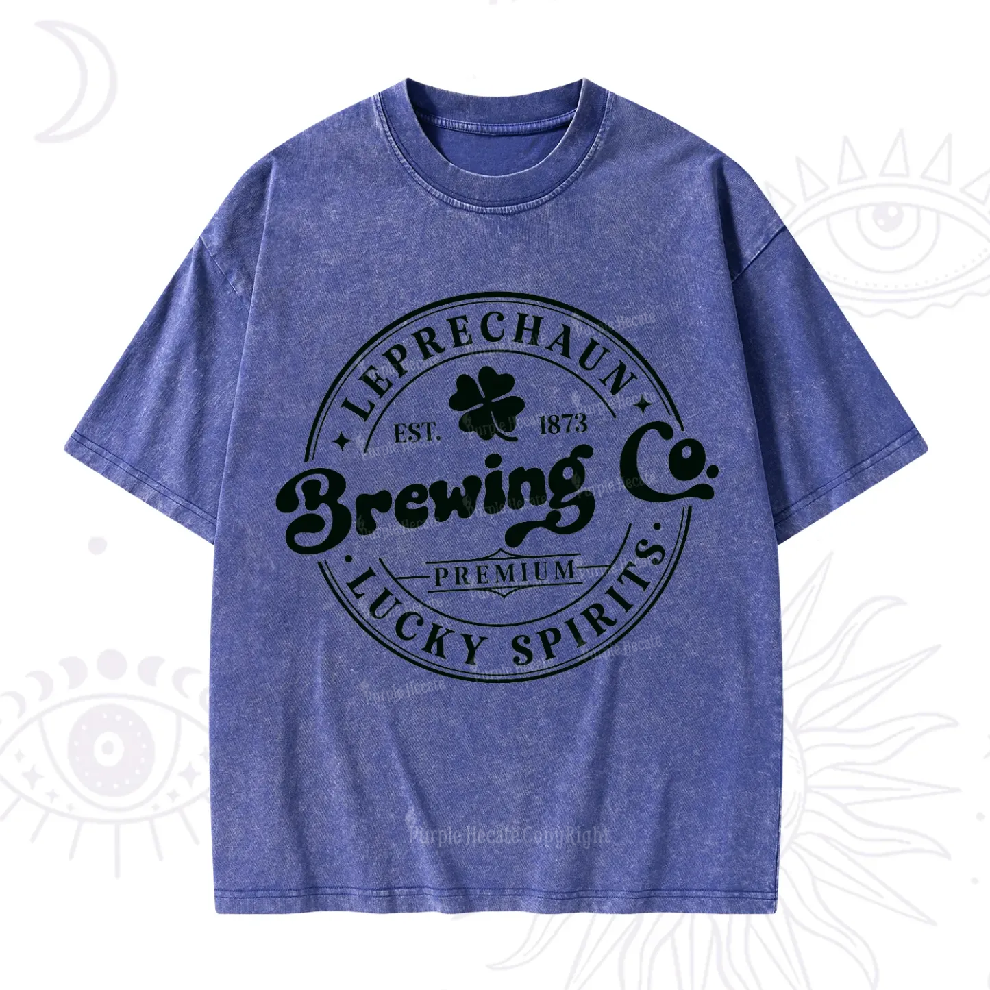 Purplehecate Leprechaun Brewing Co Washed T-Shirt