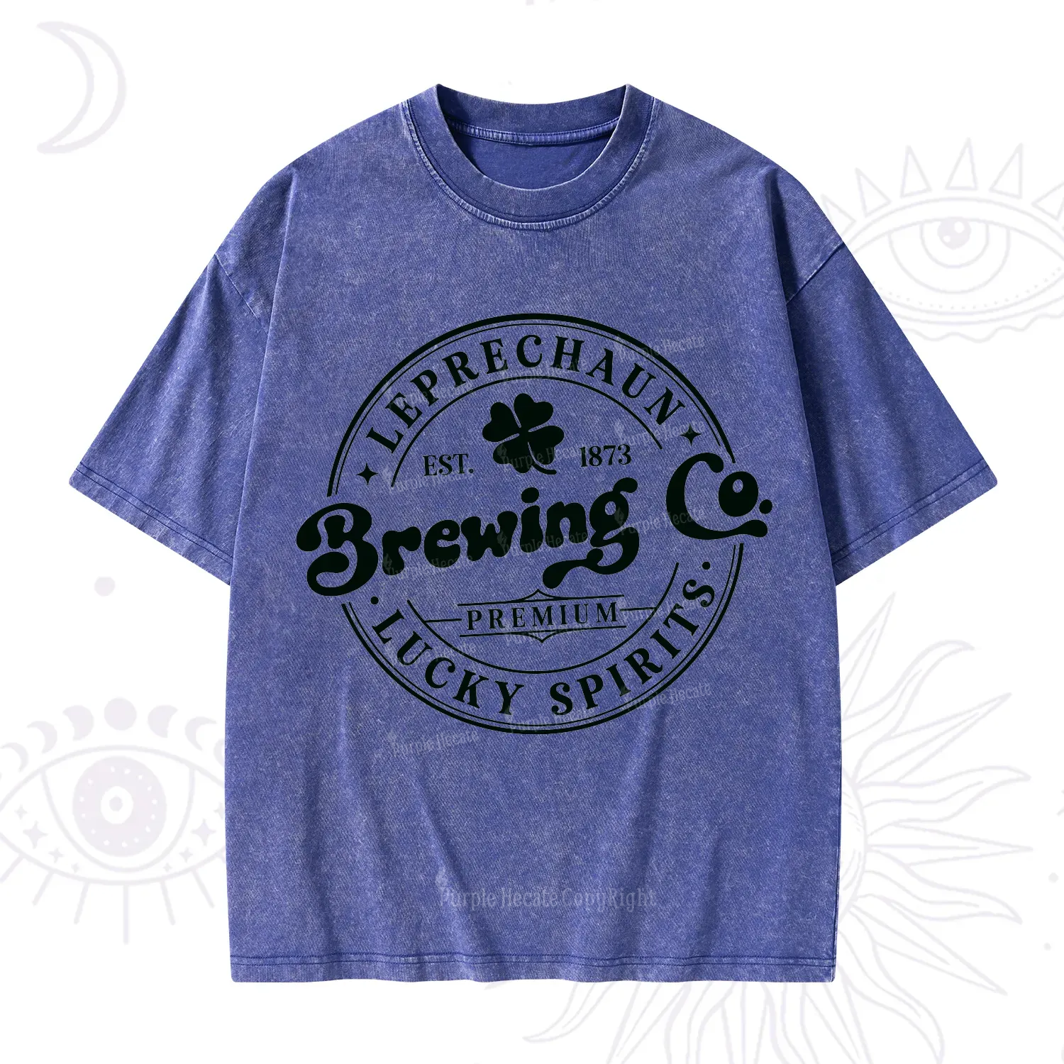 Purplehecate Leprechaun Brewing Co Washed T-Shirt