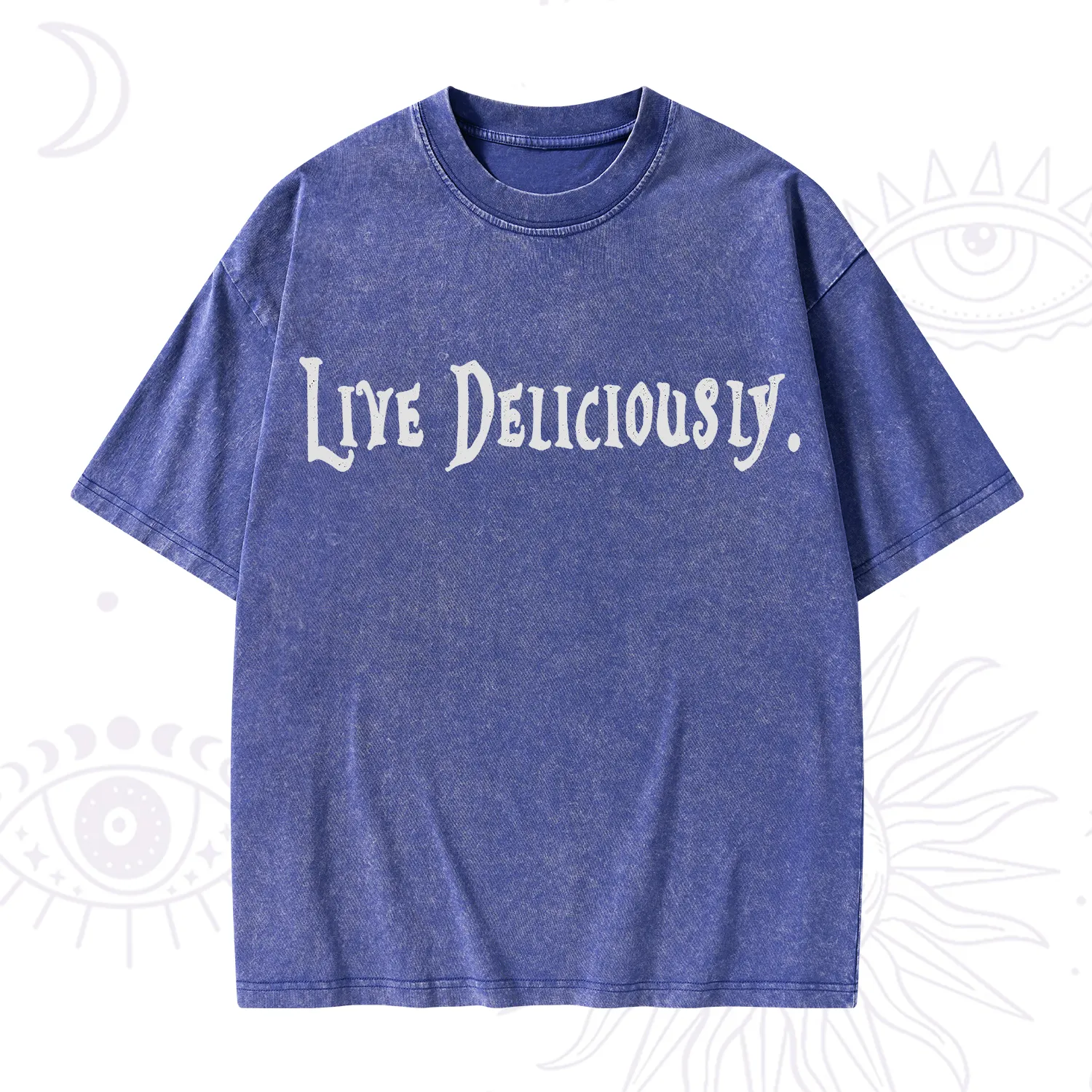 Purplehecate Live Deliciously Washed T-Shirt