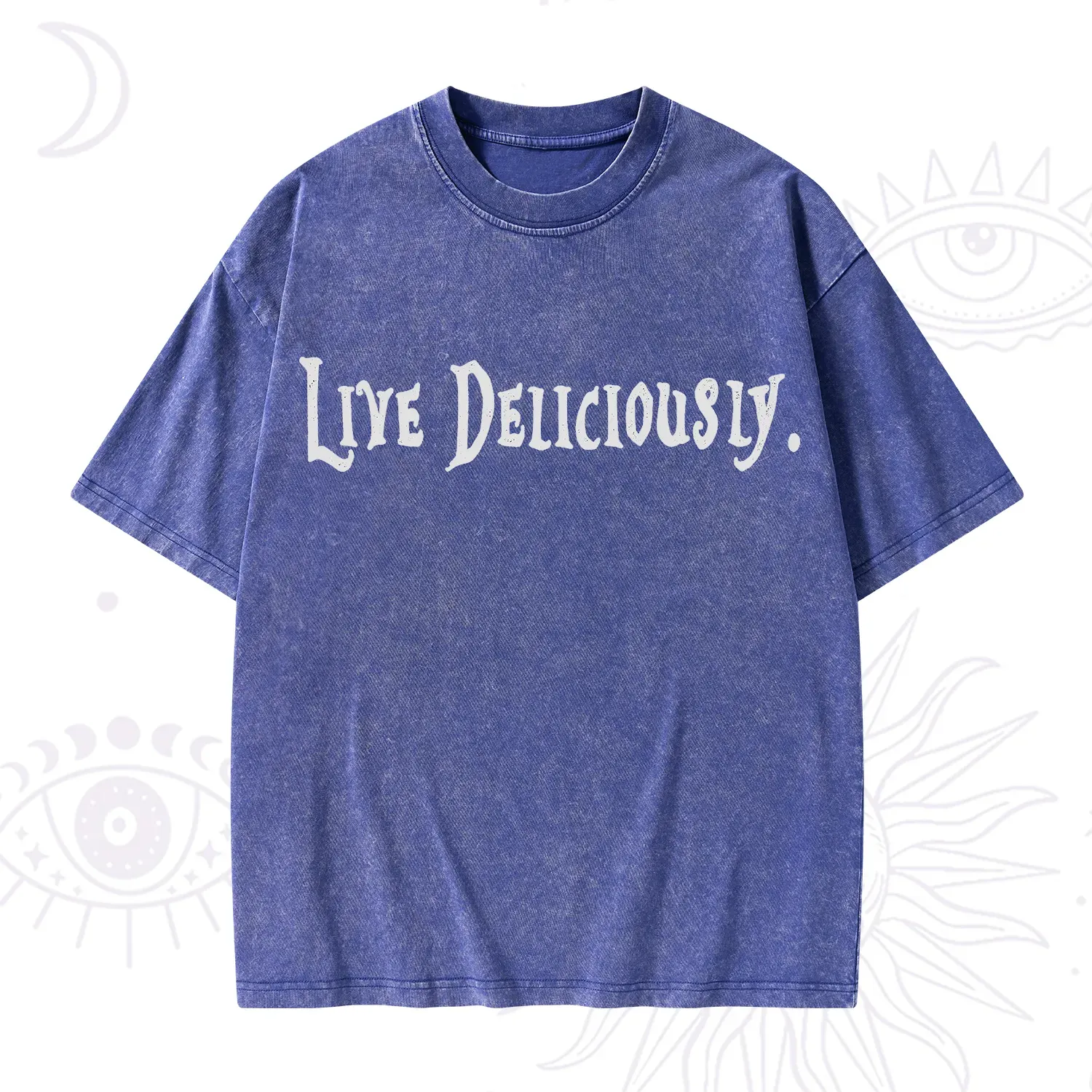 Purplehecate Live Deliciously Washed T-Shirt