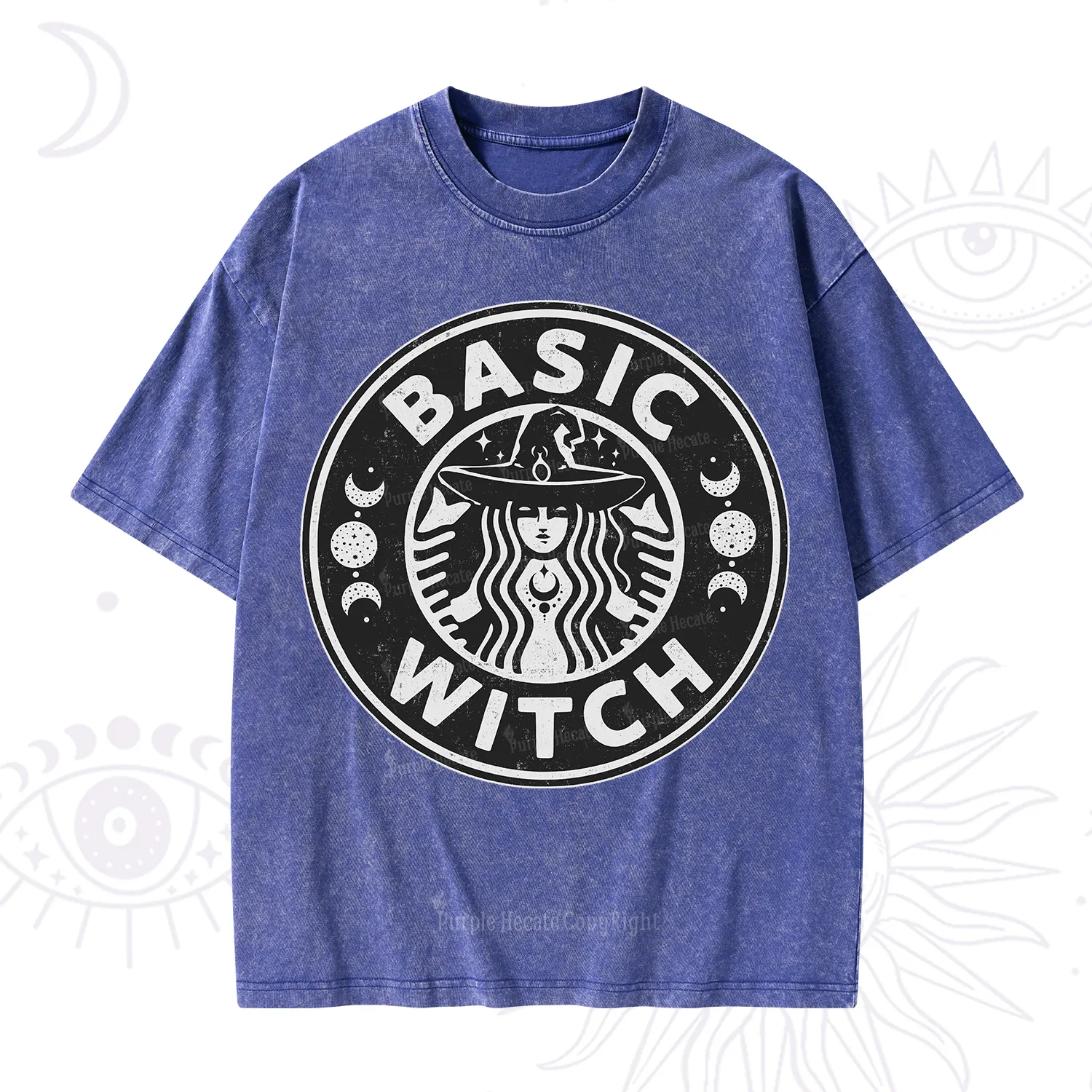 Purplehecate Basic Witch Washed T-Shirt